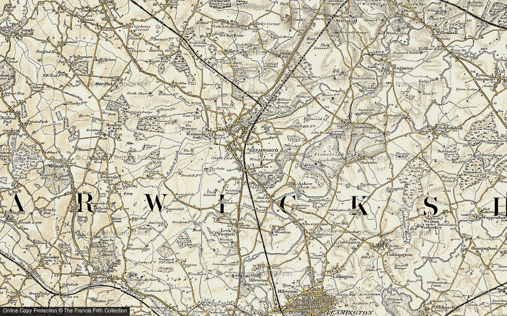 Old Map of Kenilworth, 1901-1902 in 1901-1902