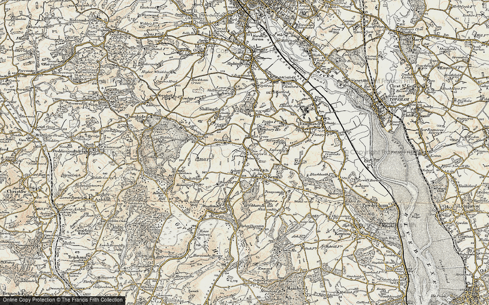 Old Map of Historic Map covering Brenton in 1899