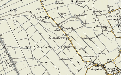 Old map of Kenny Hill in 1901