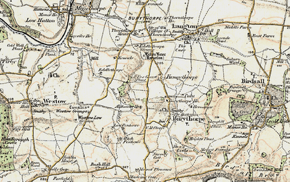 Old map of Kennythorpe in 1903-1904