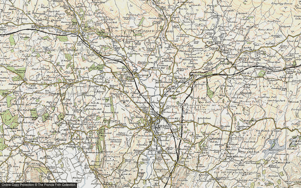 Old Map of Kentrigg, 1903-1904 in 1903-1904