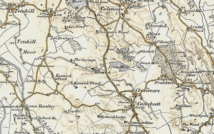 Old map of Kenwick in 1902