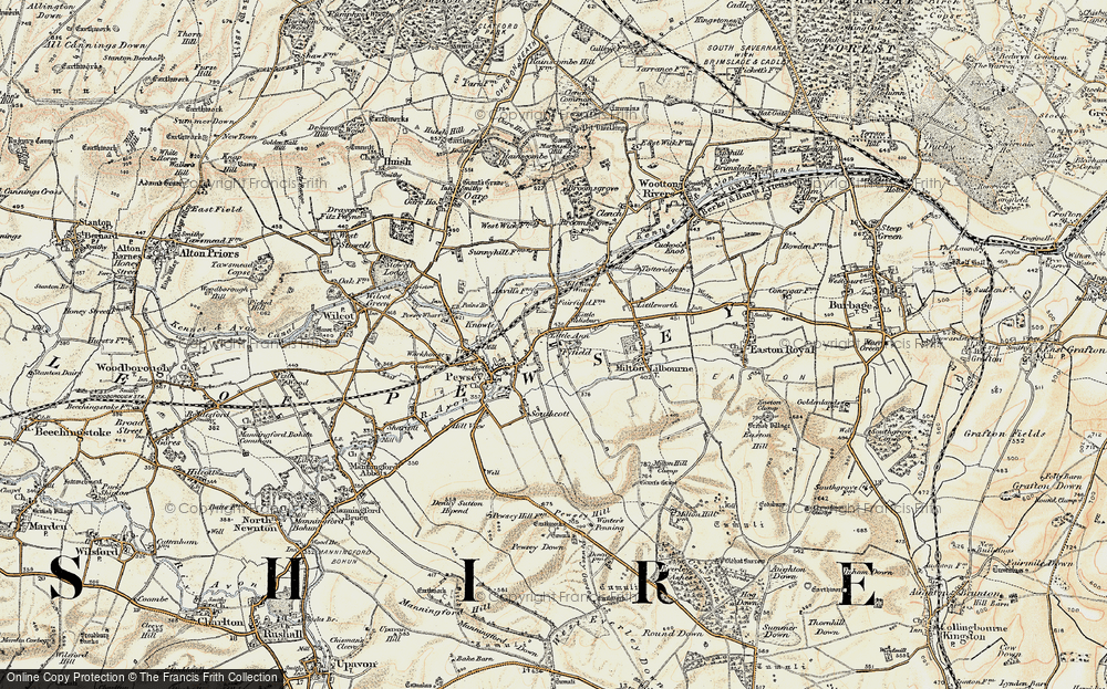 Old Map of Kepnal, 1897-1899 in 1897-1899