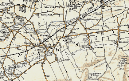 Old map of Kepnal in 1897-1899