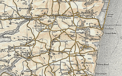 Old map of Kernborough in 1899