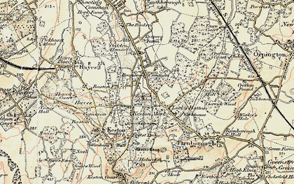 Old map of Keston Mark in 1897-1902