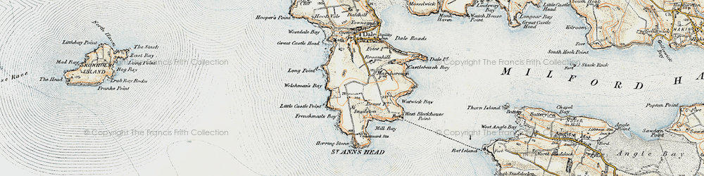 Old map of Kete in 0-1912