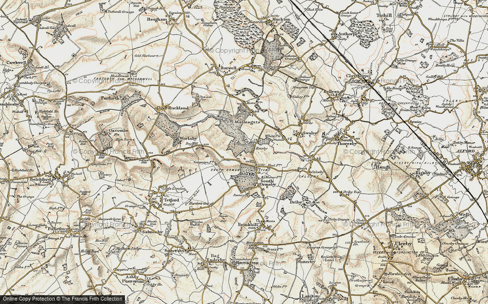 Old Map of Ketsby, 1902-1903 in 1902-1903