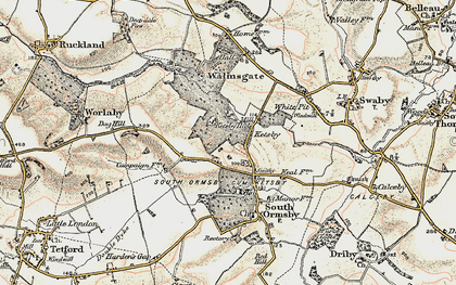 Old map of Ketsby in 1902-1903