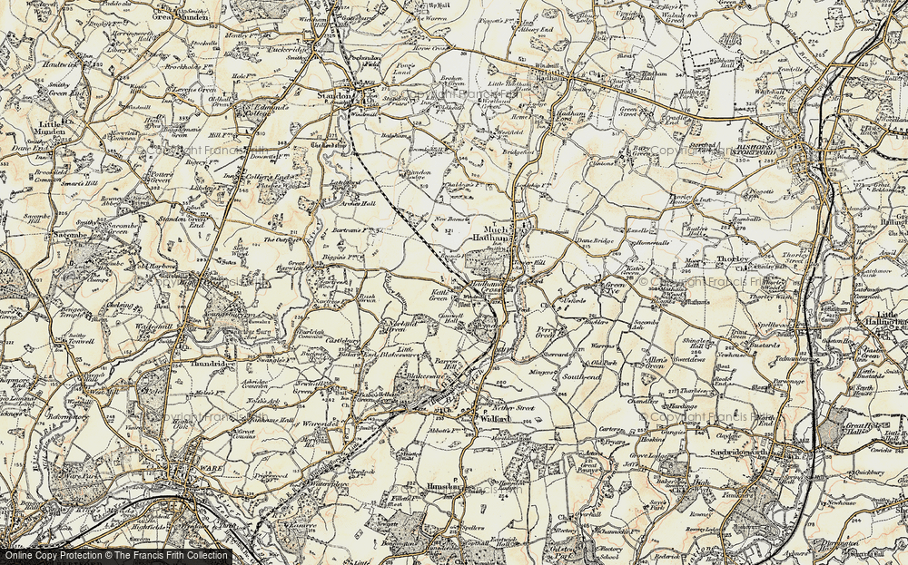 Old Map of Kettle Green, 1898-1899 in 1898-1899