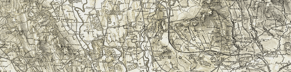 Old map of Breckonhill in 1901-1904