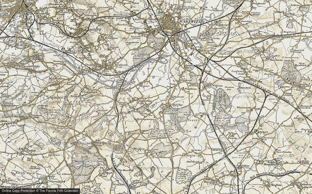 Old Map of Kettlethorpe, 1903 in 1903
