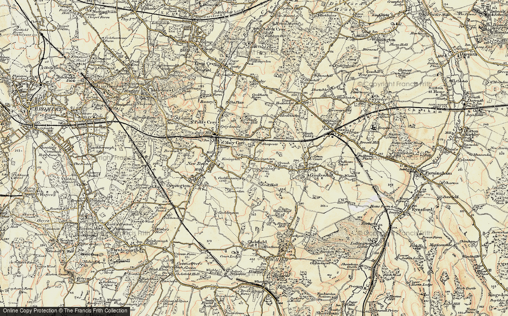 Old Map of Kevingtown, 1897-1902 in 1897-1902