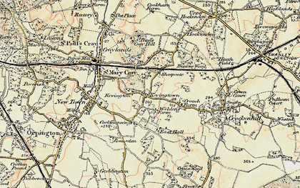 Old map of Kevingtown in 1897-1902