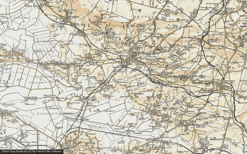 Old Map of Keward, 1899 in 1899