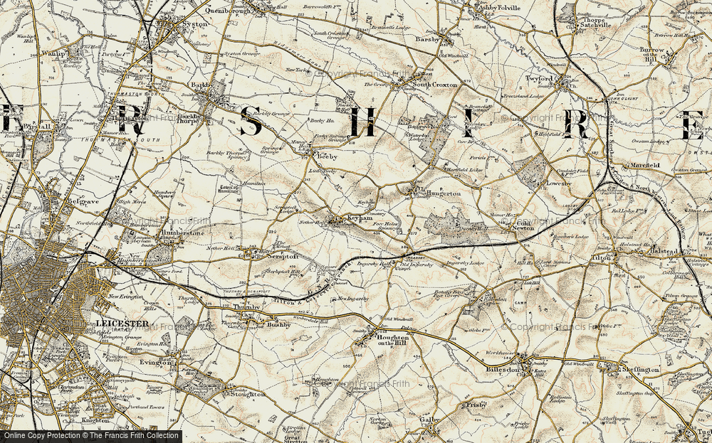Old Map of Keyham, 1902-1903 in 1902-1903