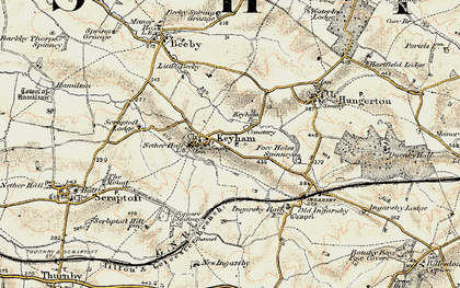 Old map of Keyham in 1902-1903
