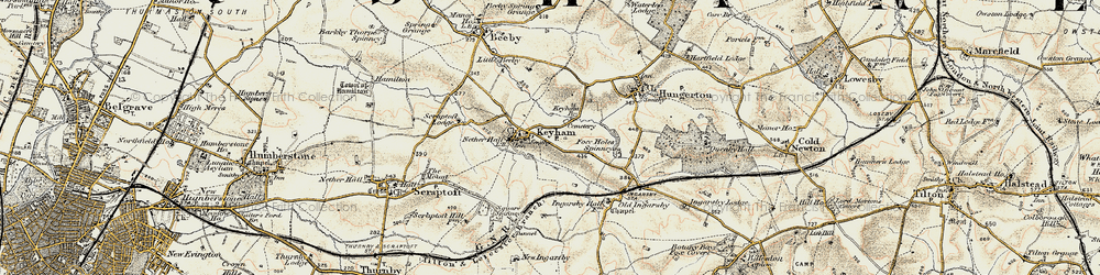 Old map of Keyham in 1902-1903