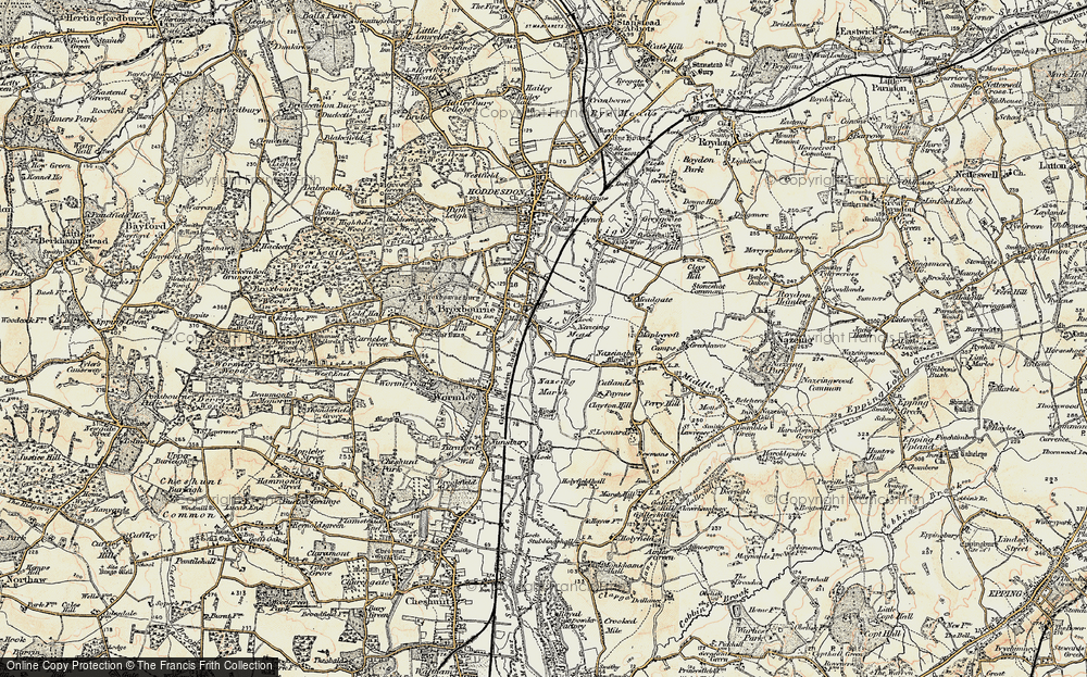 Old Map of Keysers Estate, 1898 in 1898