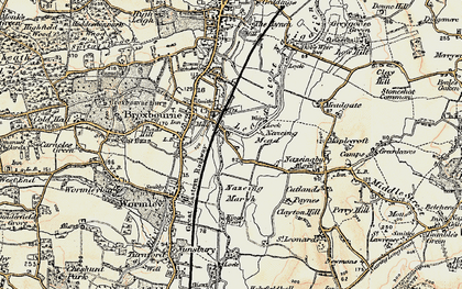 Old map of Keysers Estate in 1898
