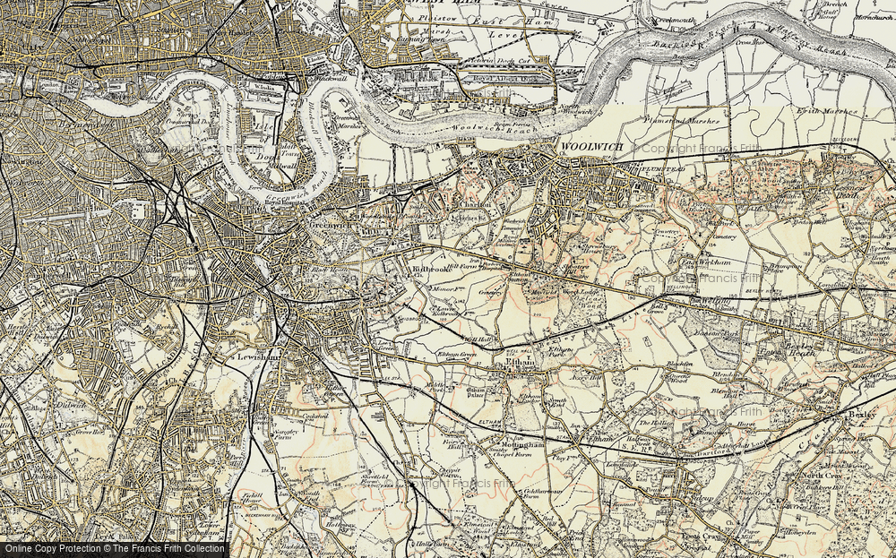 Old Map of Kidbrooke, 1897-1902 in 1897-1902