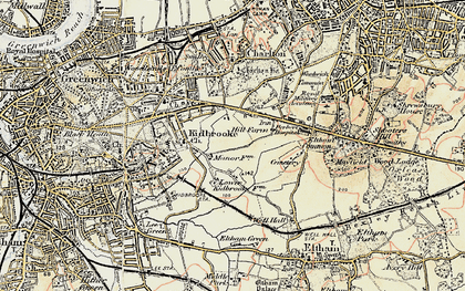 Old map of Kidbrooke in 1897-1902