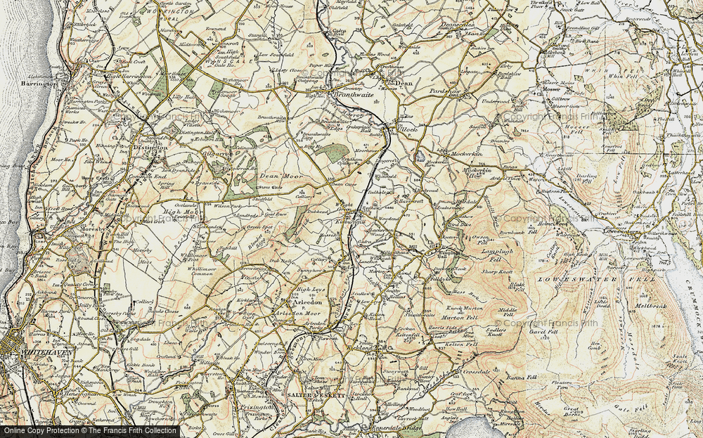 Old Map of Kidburngill, 1901-1904 in 1901-1904