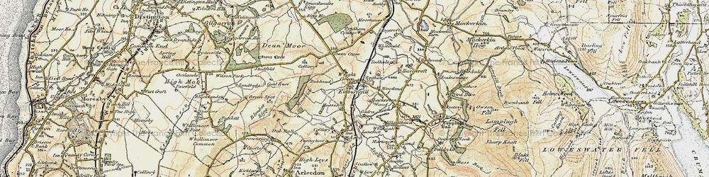 Old map of Kidburngill in 1901-1904
