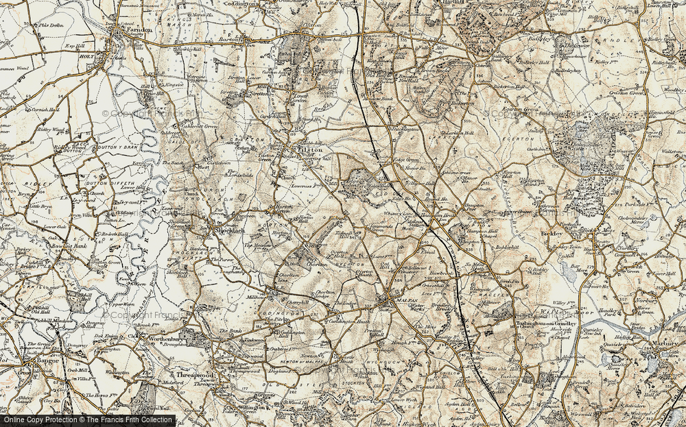 Old Map of Kidnal, 1902 in 1902