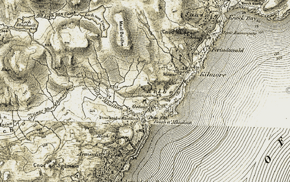 Old map of Kilbeg in 1906-1908