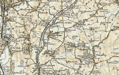 Old map of Kilburn in 1902-1903