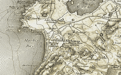 Old map of Am Miadar in 1906
