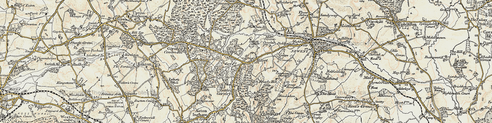 Old map of Kilcot in 1899-1900