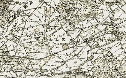 Old map of Kilcoy in 1911-1912