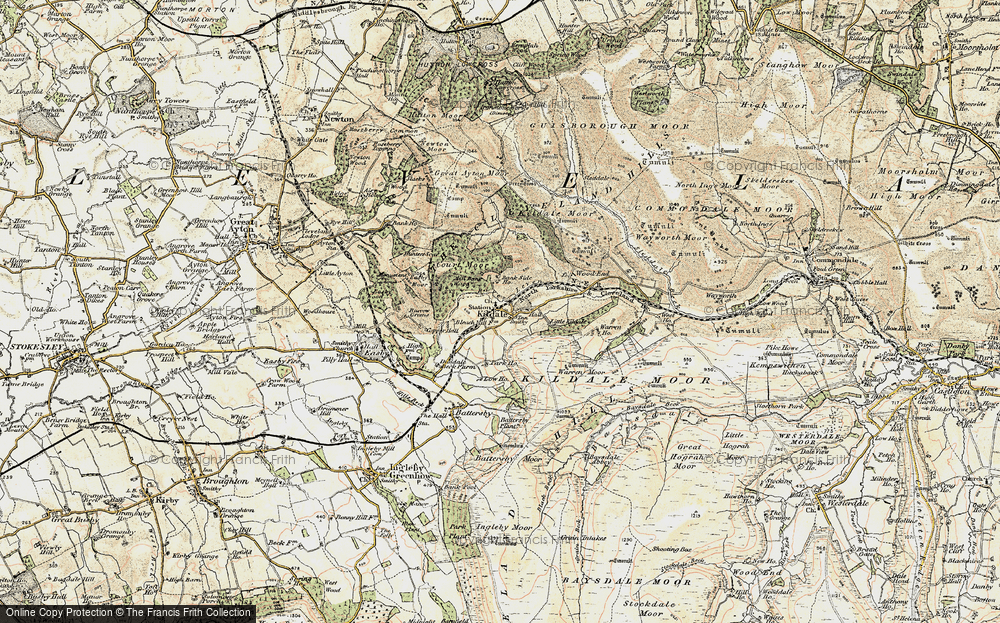Old Map of Kildale, 1903-1904 in 1903-1904