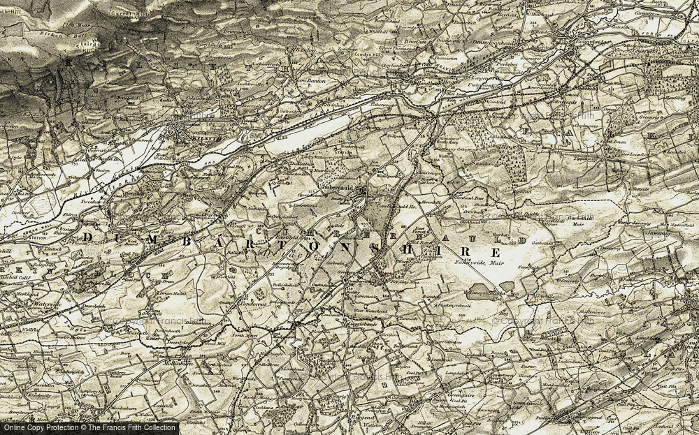 Old Map of Kildrum, 1904-1907 in 1904-1907