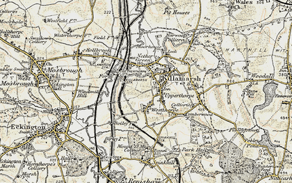 Old map of Killamarsh in 1902-1903