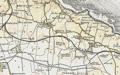 Old map of Killerby in 1903-1904