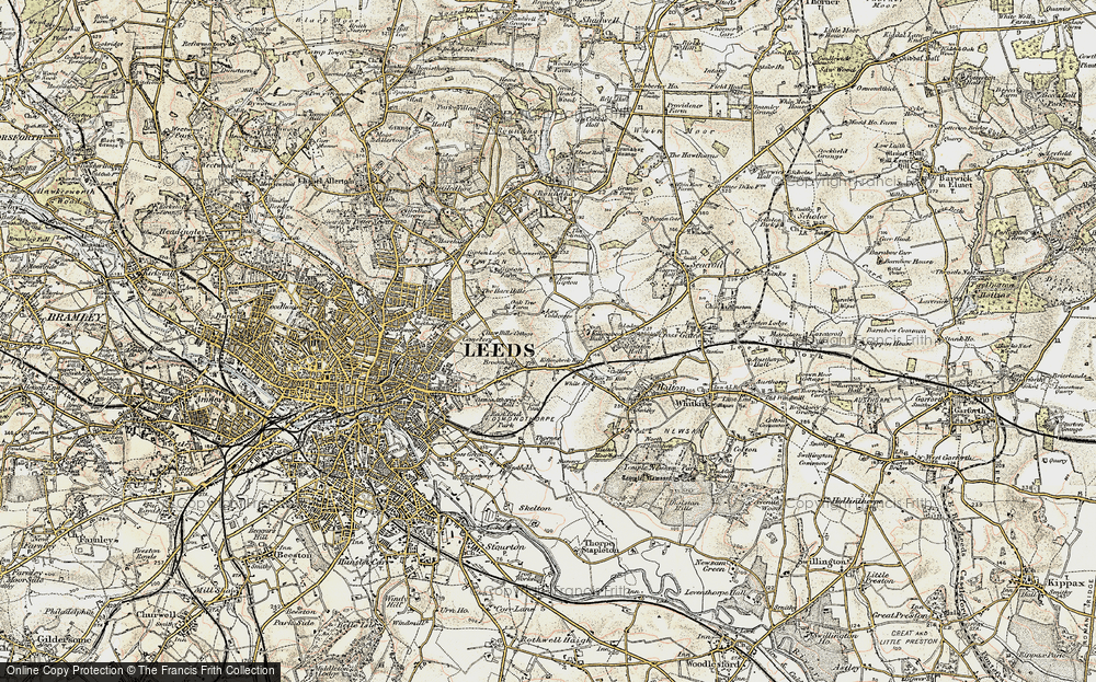 Old Map of Killingbeck, 1903-1904 in 1903-1904