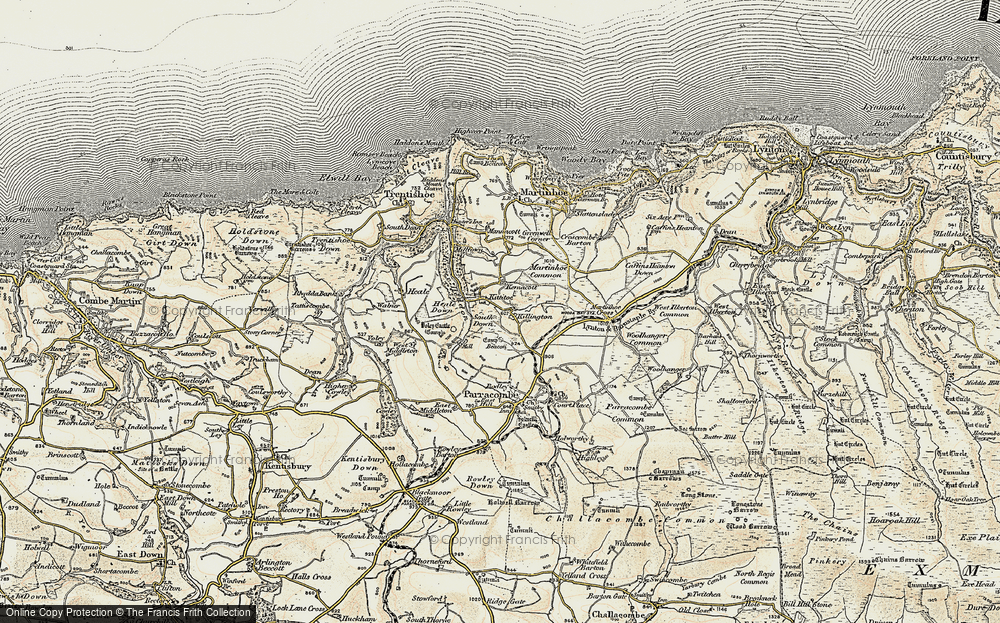 Old Map of Killington, 1900 in 1900