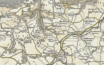 Old map of Killington in 1900