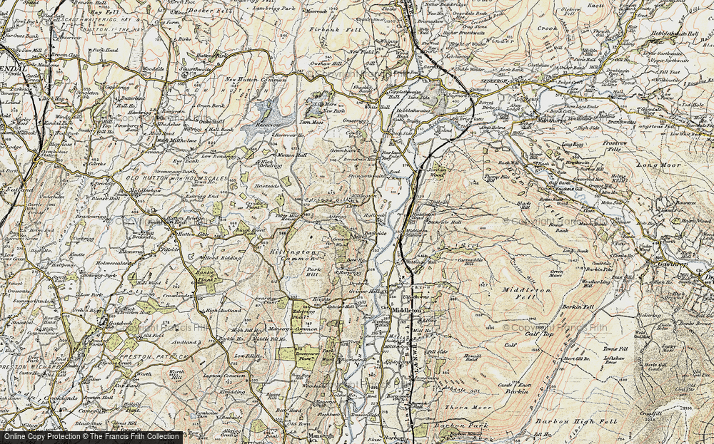 Old Map of Killington, 1903-1904 in 1903-1904