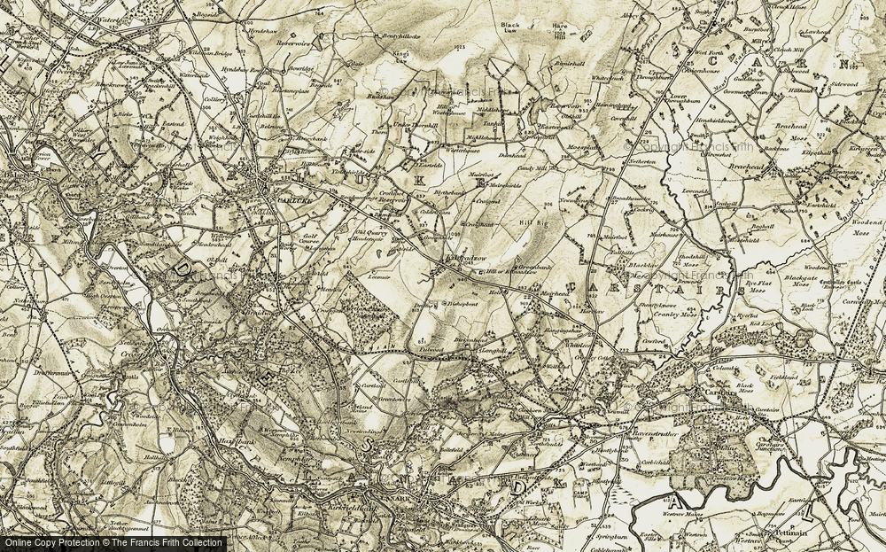Old Map of Kilncadzow, 1904-1905 in 1904-1905