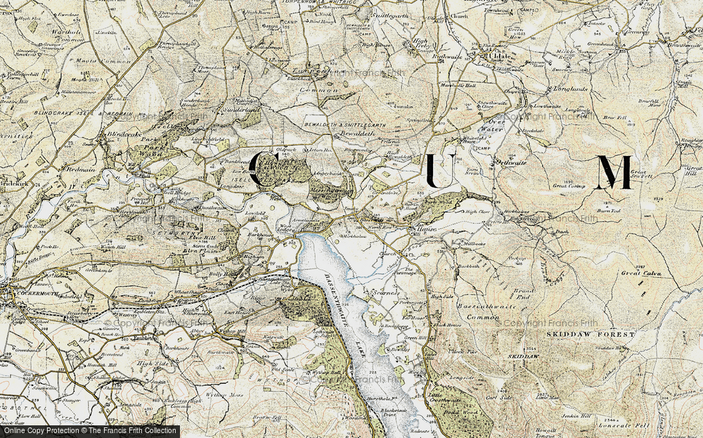 Old Map of Kilnhill, 1901-1904 in 1901-1904