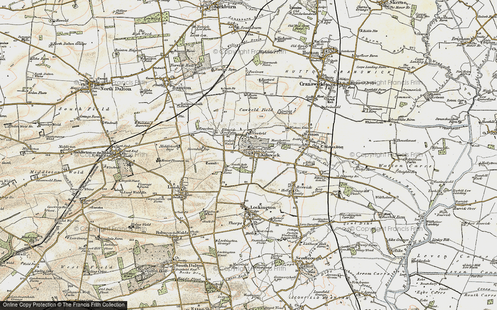 Old Map of Kilnwick, 1903 in 1903