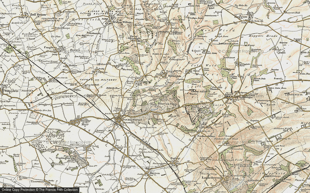 Old Map of Kilnwick Percy, 1903 in 1903