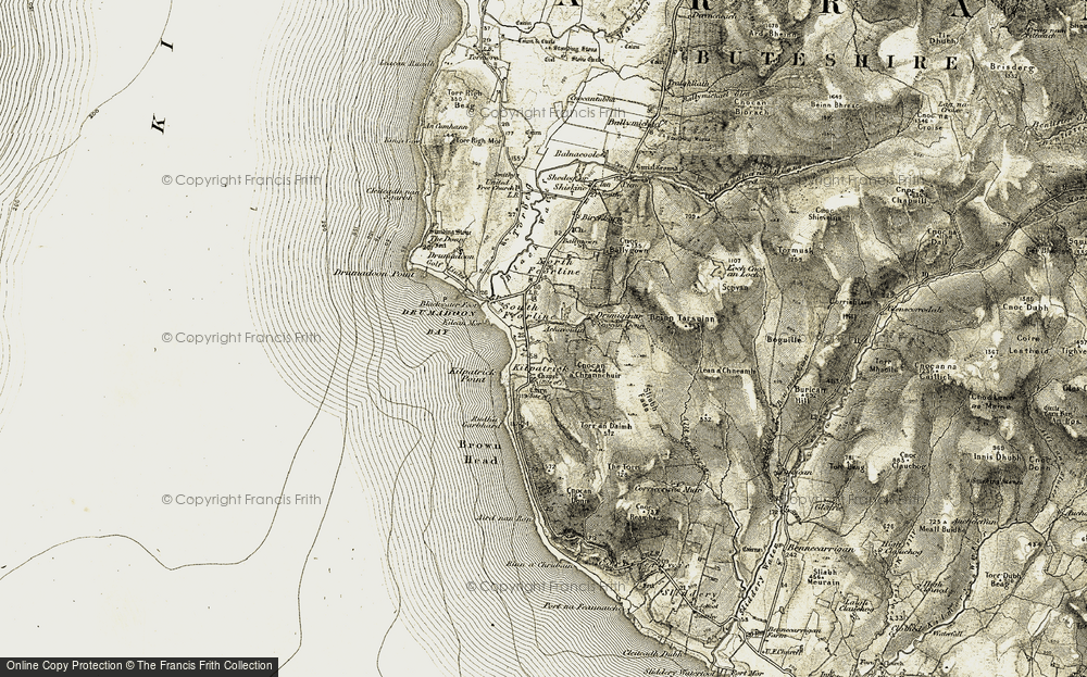 Old Map of Kilpatrick, 1905-1906 in 1905-1906