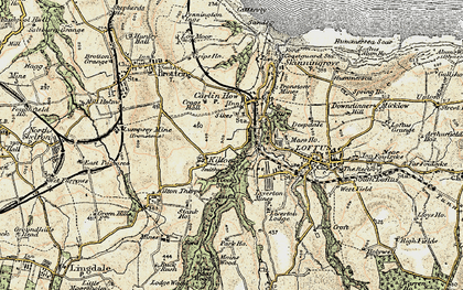 Old map of Kilton in 1904