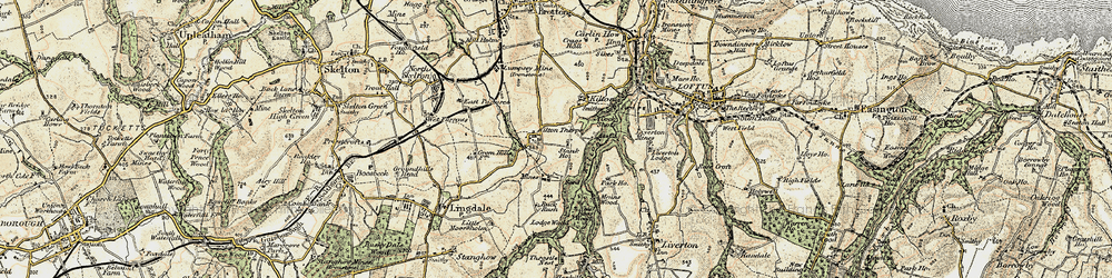 Old map of Kilton Thorpe in 1904