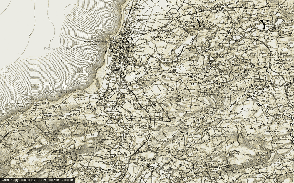 Old Map of Kincaidston, 1904-1906 in 1904-1906